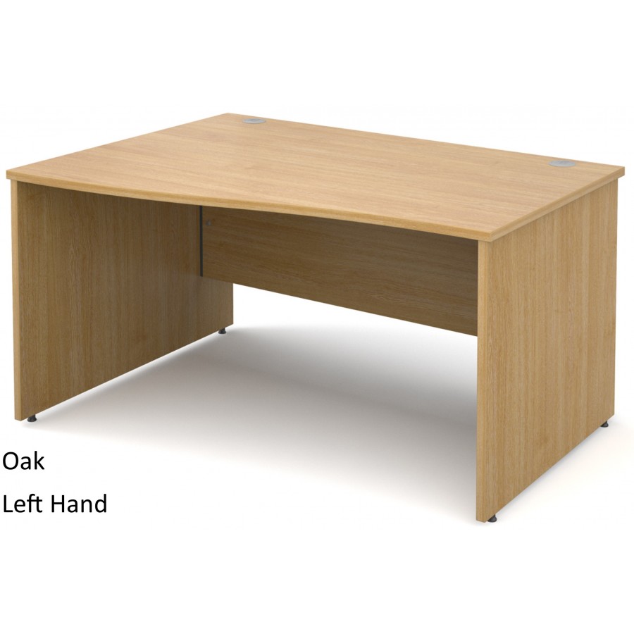 Maestro 25 Wave Office Desk - Panel End Legs